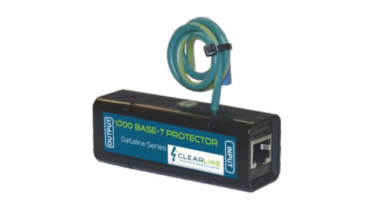 Protector Terminal Rj45 Clearline Gigabit Single Port RJ45 Protector – Security Shop Online