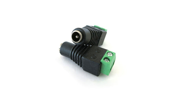 Connector Female DC Jack with Terminals